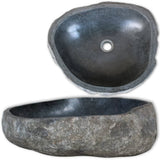 Wash Basin River Stone - Front View