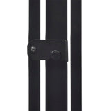 Fireplace Fence for Pets Black Steel - Rear View