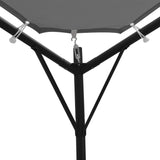 Gazebo 4x4 m Anthracite - 45-Degree Angle