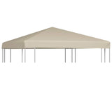 Gazebo Top Cover 310 g/m² 3x3 m Beige