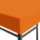 Gazebo Top Cover 310 g/m² 3x3 m Orange - Side View