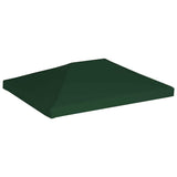 Gazebo Top Cover 310 g/m² 4x3 m Green - Front View