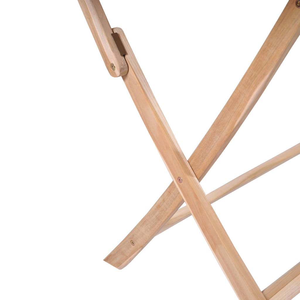 Folding Garden Table 160x80x75 cm Solid Teak Wood