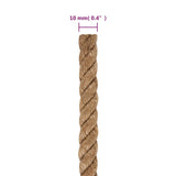 Rope 100% Jute 10 mm 250 m - Rear View