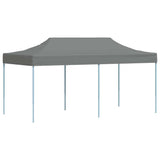 Folding Pop-up Partytent 3x6 m Anthracite - Front View