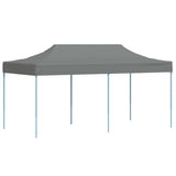 Folding Pop-up Partytent 3x6 m Anthracite - Close-Up Angle