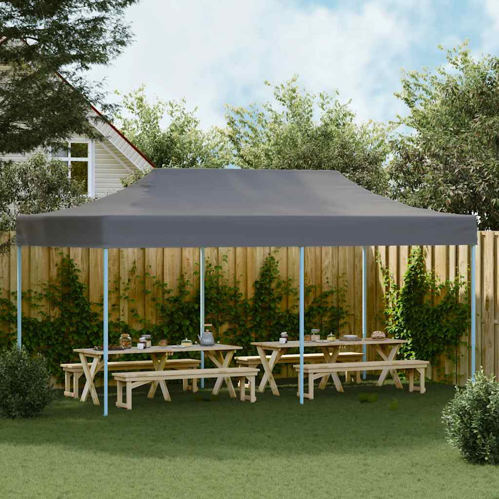 Folding Pop-up Partytent 3x6 m Anthracite