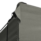 Foldable Tent Pop-Up 3x4.5 m Anthracite - Top-Down View