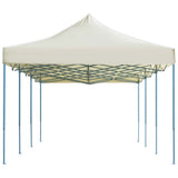 Folding Pop-up Party Tent 3x9 m Cream - Side View