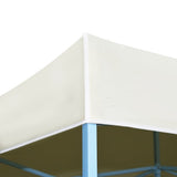 Folding Pop-up Party Tent 3x9 m Cream - Top-Down View