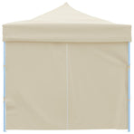 Folding Pop-up Party Tent with 8 Sidewalls 870x291x315 cm Cream