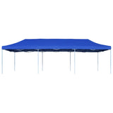 Folding Pop-up Party Tent 3x9 m Blue