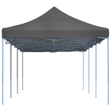 Folding Pop-up Party Tent 3x9 m Anthracite - Front View