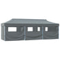 Folding Pop-up Party Tent with 8 Sidewalls 870x291x315 cm