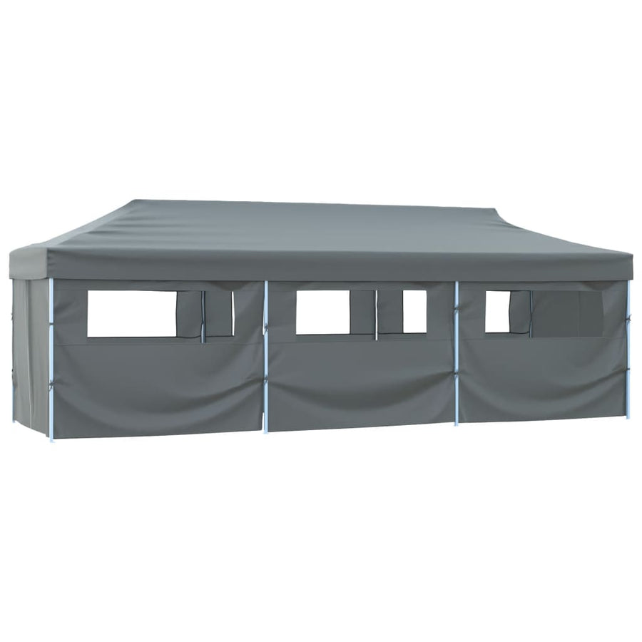 Folding Pop-up Party Tent with 8 Sidewalls 870x291x315 cm