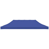 Party Tent Roof 3x6 m Blue - Front View