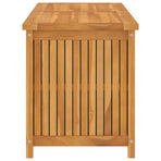 Garden Storage Box 120x50x58 cm Solid Teak Wood