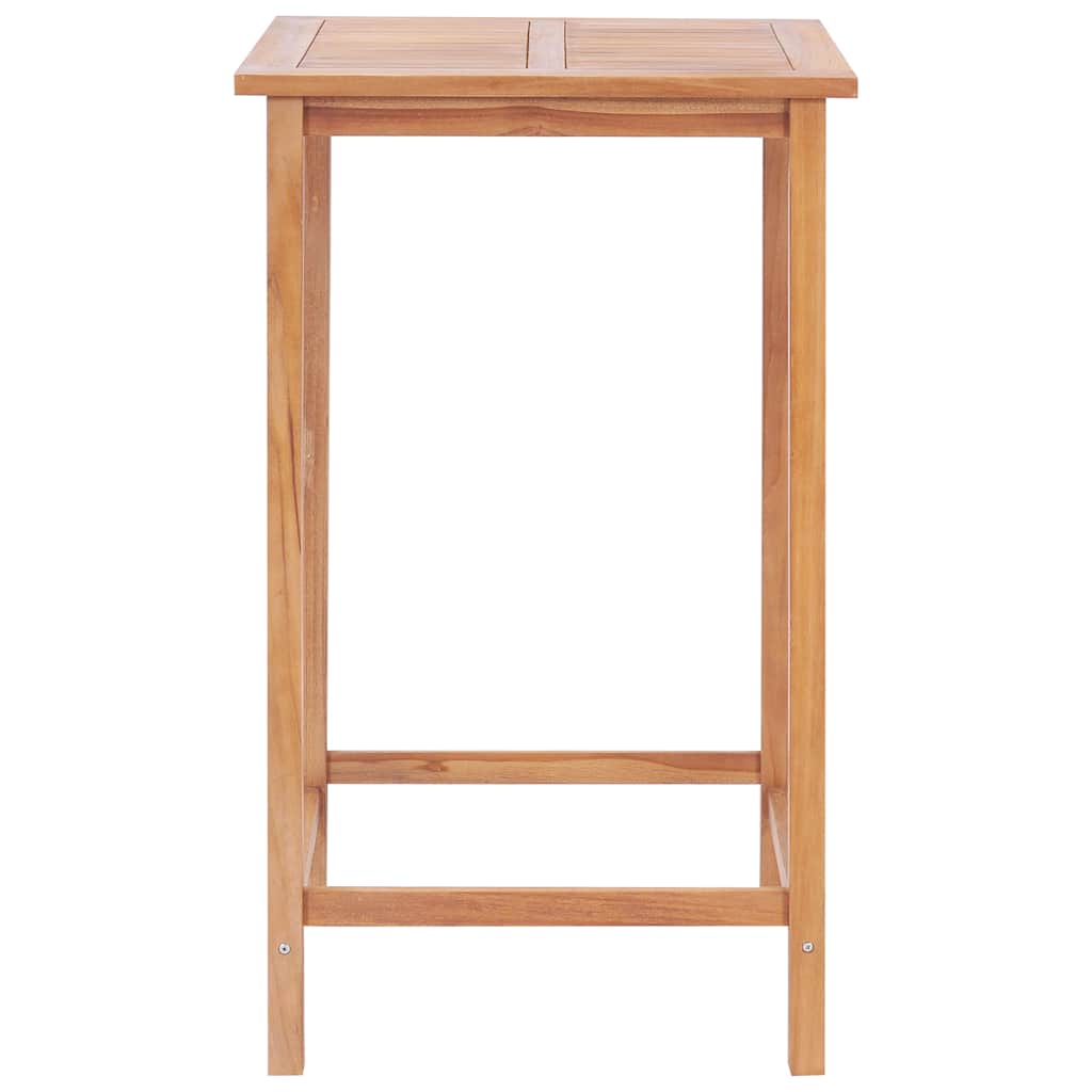 3 Piece Bar Set Solid Teak Wood