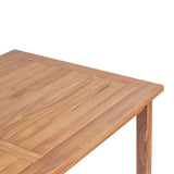 Garden Bar Table 120x65x110 cm Solid Teak Wood - 45-Degree Angle