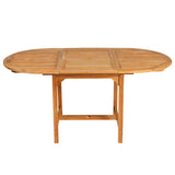 7 Piece Outdoor Dining Set Solid Teak Wood