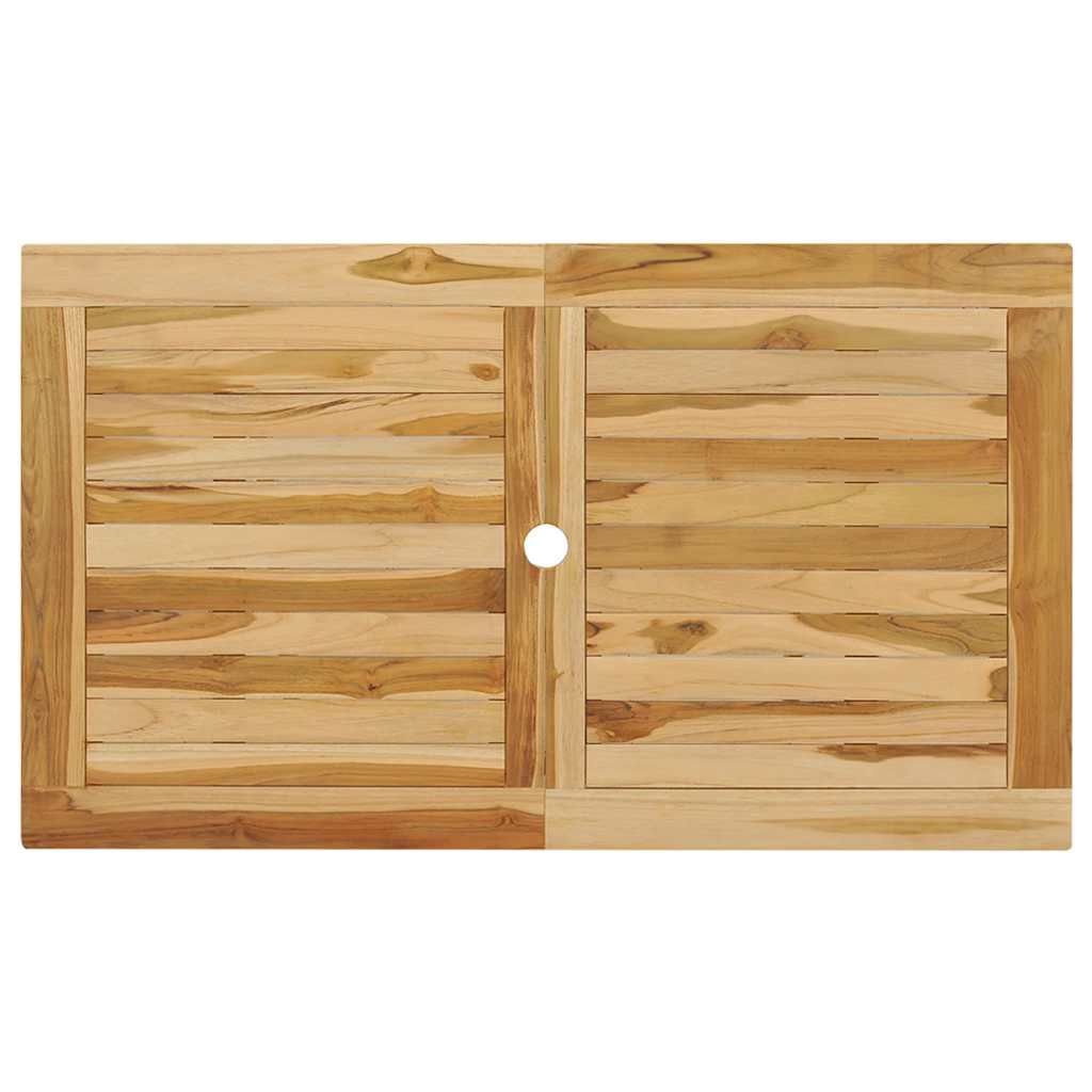 5 Piece Outdoor Dining Set Solid Teak Wood