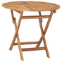 Folding Garden Table 85x76 cm Solid Teak Wood