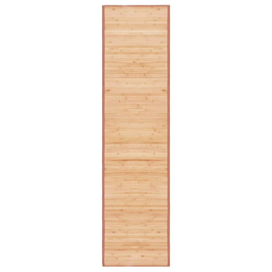 Rug Bamboo 80x300 cm Brown