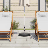 Parasol Base Granite 28.5 kg Round Black - Side View