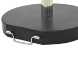 Parasol Base Granite 28.5 kg Round Black - Rear View