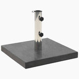 Parasol Base Granite 28.5 kg Square Black - Front View