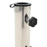 Parasol Base Granite 28.5 kg Square Black - Top-Down View