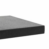 Parasol Base Granite 28.5 kg Square Black - Close-Up Angle
