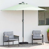 Parasol Base Granite 25 kg Rectangular Black