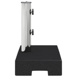 Parasol Base Granite 25 kg Rectangular Black - Close-Up Angle