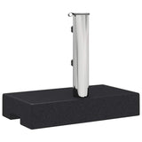 Parasol Base Granite 25 kg Rectangular Black - Low Angle