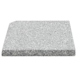 Umbrella Weight Plate Granite 25 kg Square Grey - Side View