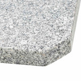 Umbrella Weight Plate Granite 25 kg Square Grey - Low Angle