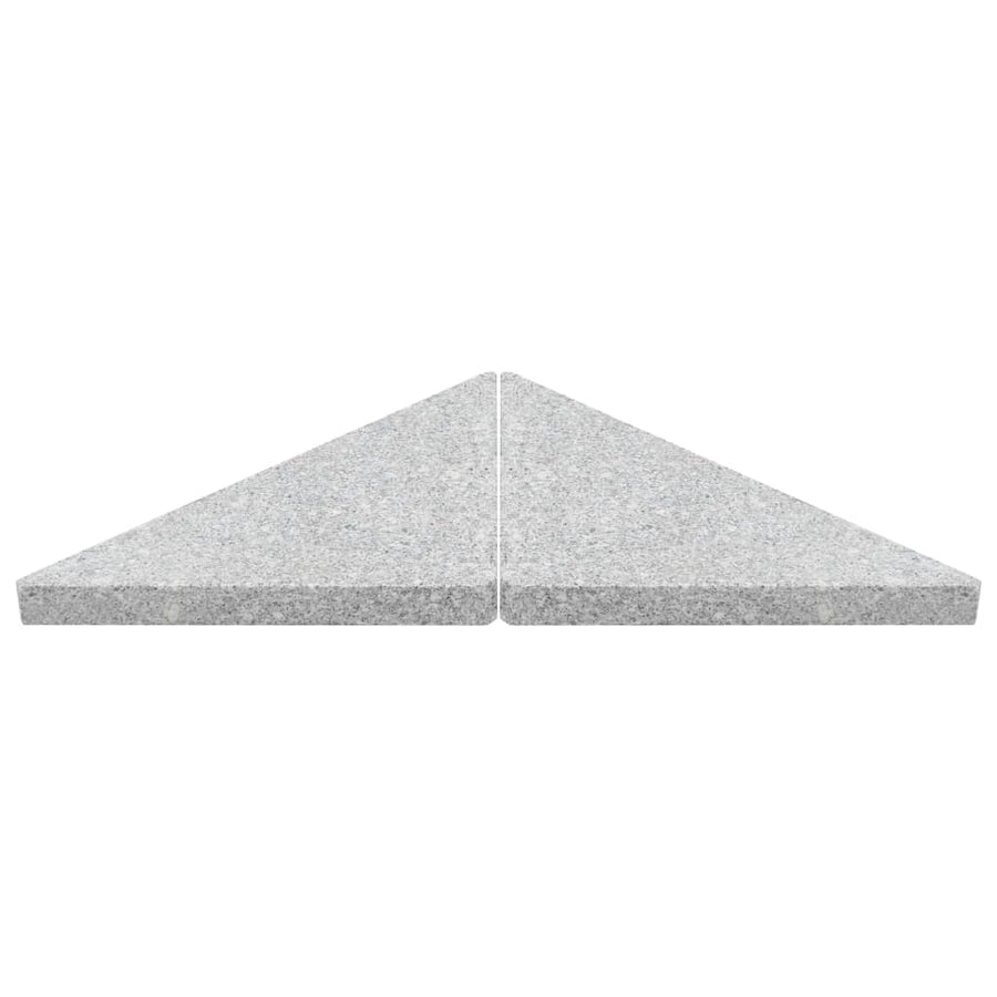 Umbrella Weight Plate Granite 15 kg Triangular Grey