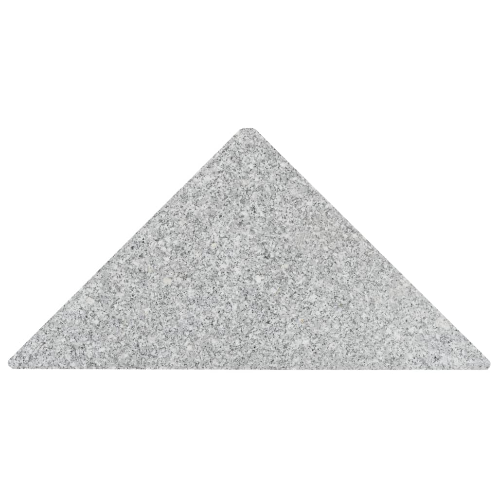 Umbrella Weight Plate Granite 15 kg Triangular Grey