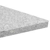 Umbrella Weight Plate Granite 15 kg Triangular Grey - 45-Degree Angle