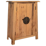 Bathroom Set 5 Piece Solid Recycled Pinewood - Top-Down View
