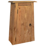 Bathroom Set 5 Piece Solid Recycled Pinewood - 45-Degree Angle