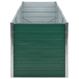 Garden Raised Bed Galvanised Steel 240x80x77 cm Green - 45-Degree Angle