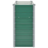 Garden Raised Bed Galvanised Steel 100x40x77 cm Green
