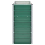 Garden Raised Bed Galvanised Steel 100x40x77 cm Green