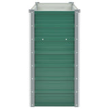 Garden Raised Bed Galvanised Steel 100x40x77 cm Green - 45-Degree Angle