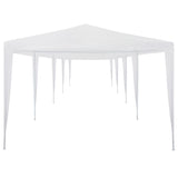 Party Tent 3x12 m PE White - Front View
