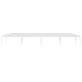 Party Tent 3x12 m PE White - Side View