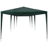 Party Tent 3x9 m PE Green - Side View