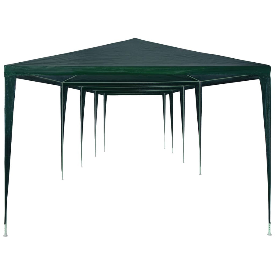 Party Tent 3x12 m PE Green